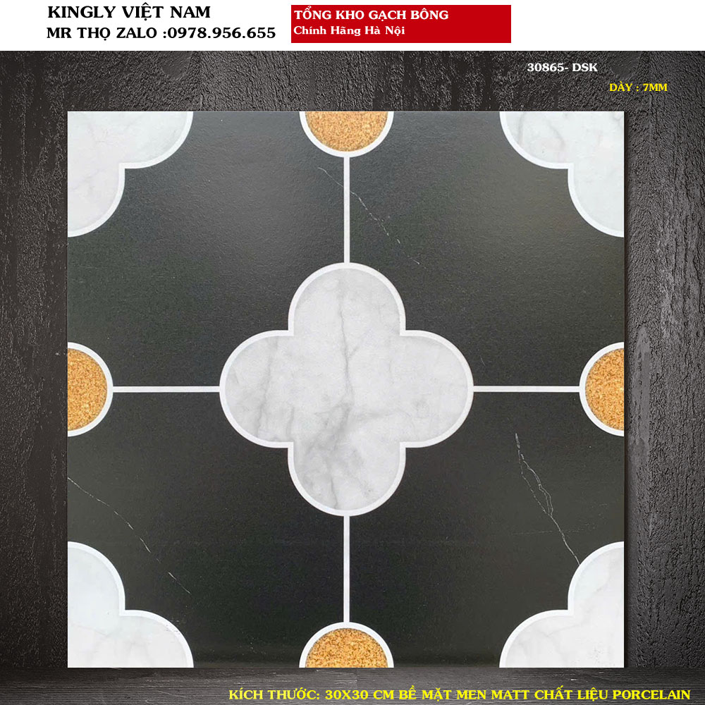Gạch Bông cổ điển 30x30 cm 30865
